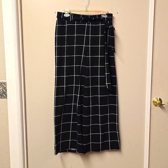 Sweet Rain Pants - SWEET RAIN Stretchy Polyester Wide Leg Pull-on Pants